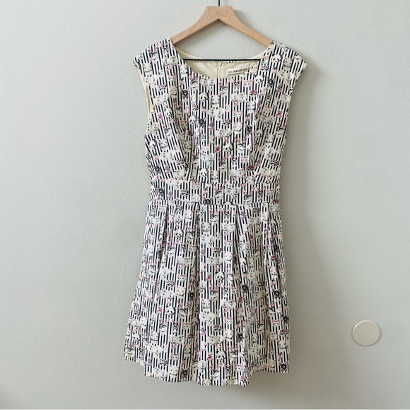 SM Wardrobe Animal Face Novelty Print Dress Size XL - Picture 1 of 9